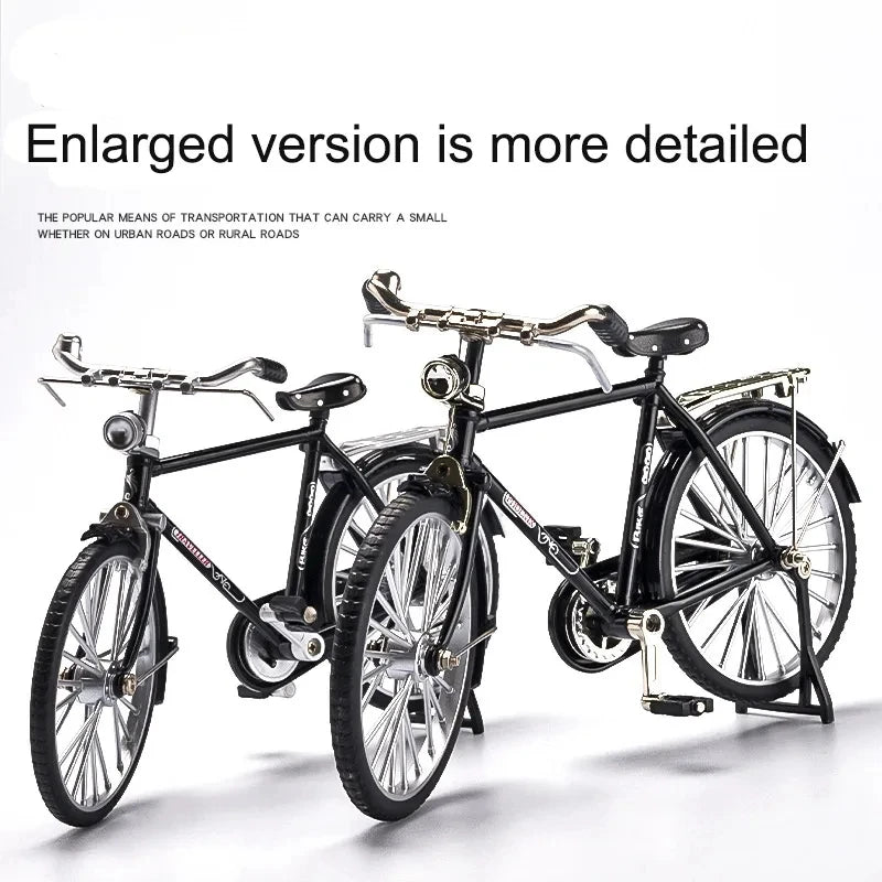 1:10 Mini Retro Alloy DIY Bicycle