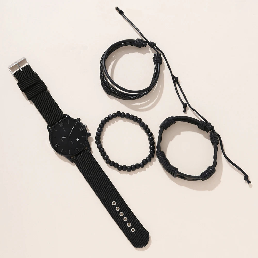 Herrenuhrset mit Armbänder