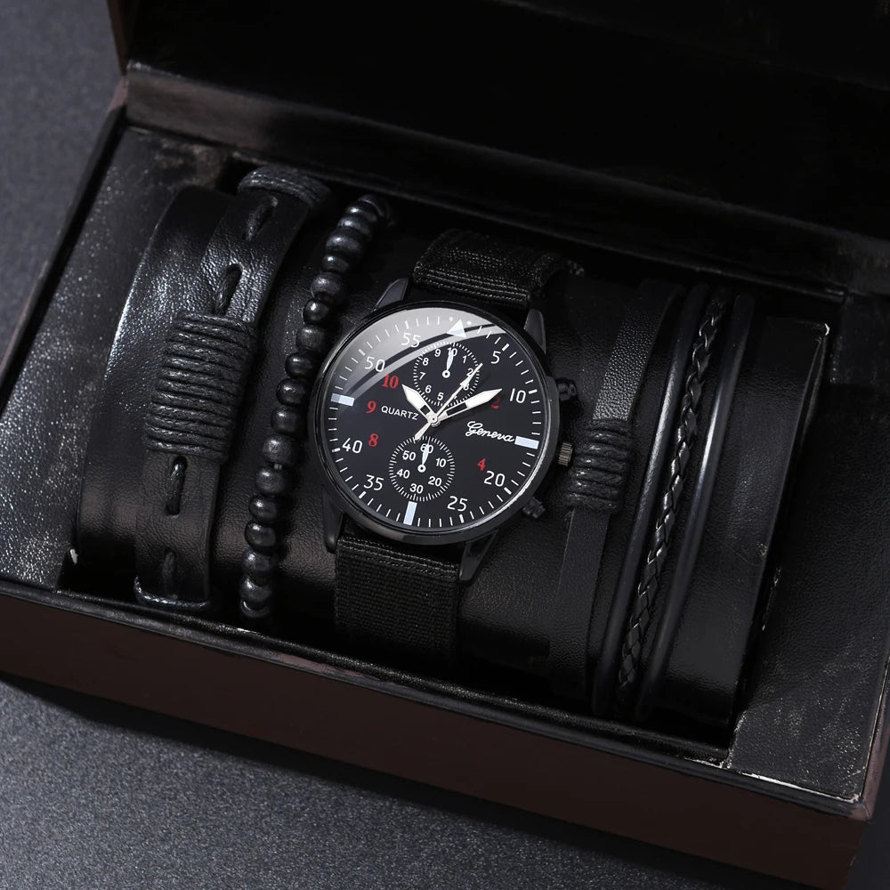 Herrenuhrset mit Armbänder