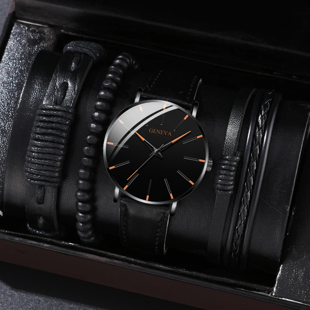 Herrenuhrset mit Armbänder