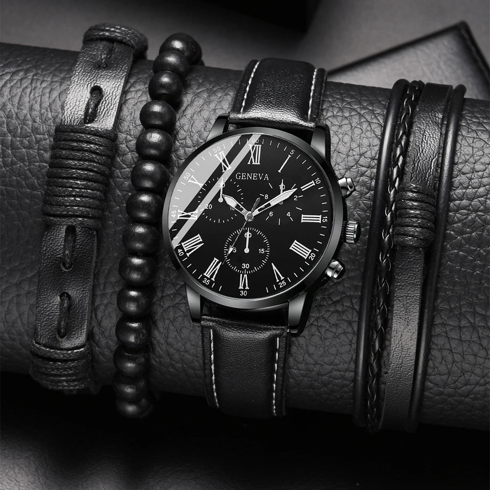 Herrenuhrset mit Armbänder