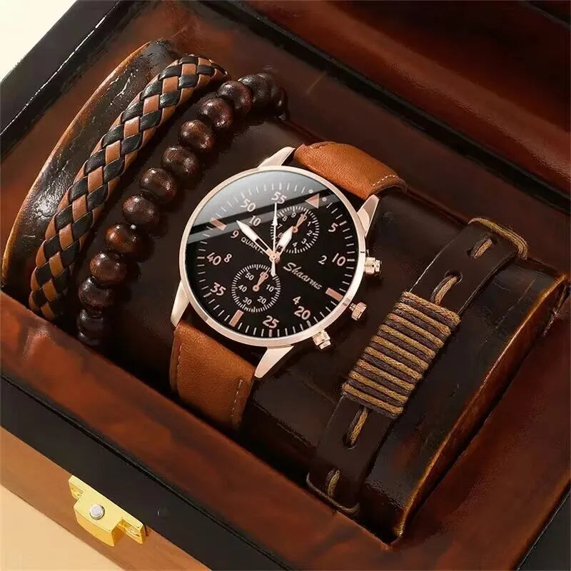 Herrenuhrset mit Armbänder